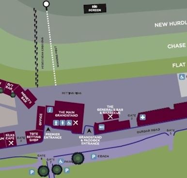 RACECOURSE MAP