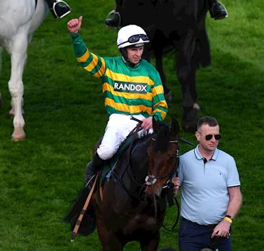 FOURTH RANDOX TOPHAM CHASE SUCCESS FOR WILLIE MULLINS AS GENTLEMAN DU MEE DEFIES BIG WEIGHT