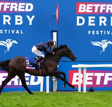 LAMBOURN WINS THE 246TH BETFRED DERBY