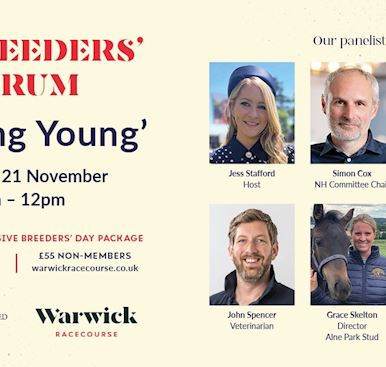 EXPERT PANEL ASSEMBLED FOR WARWICK BREEDERS’ DAY ‘STARTING YOUNG’ FORUM