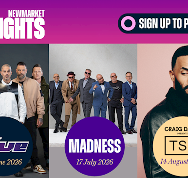 CRAIG DAVID TS5, FIVE AND MADNESS TO PLAY AT NEWMARKET’S JULY COURSE IN 2026